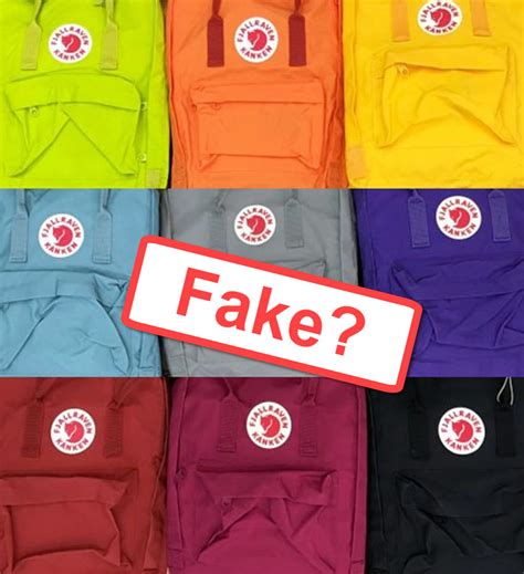 real and fake kanken bag|fjällräven kanken backpack real.